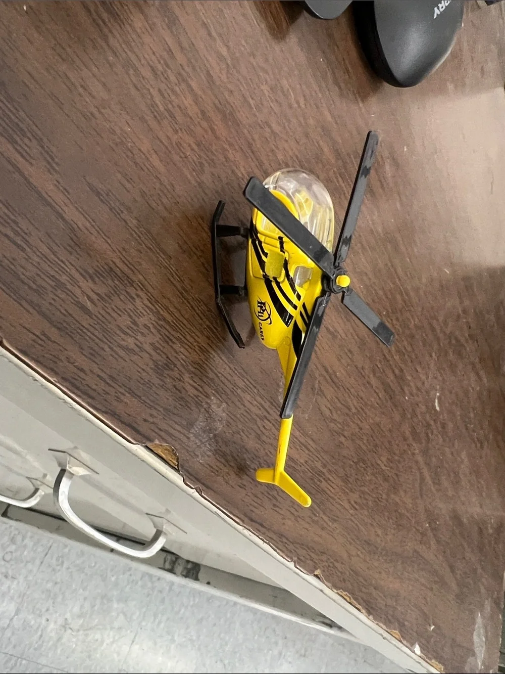 Bright Yellow Rescue Helicopter Toy for Kids - Unbranded
